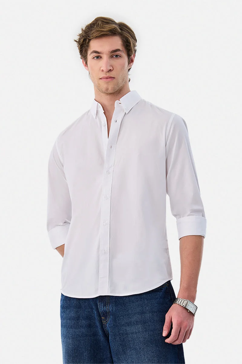 SNITCH Slim Fit 100% Cotton Shirt